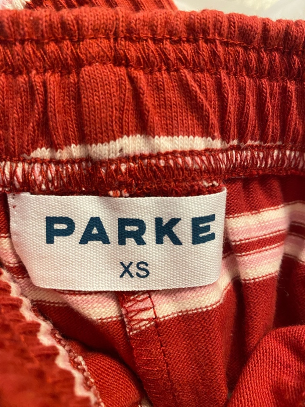 Parke Amour Striped Boxer Pants Size XS - Picture 6 of 6